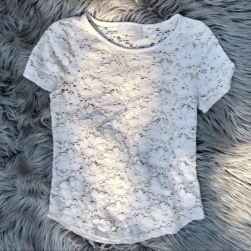 Loft Lace Fairy Grunge T-shirt, Size S - Picture 2 of 4